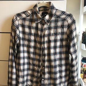 Aritzia Flannel with Side Slits